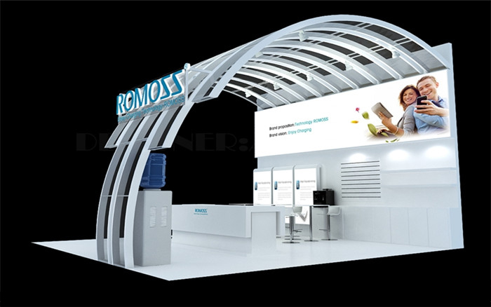 廣交會(huì)展位搭建裝飾-羅馬仕