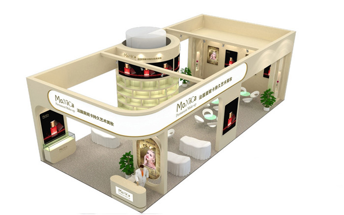 monica-上海美博會展臺設(shè)計