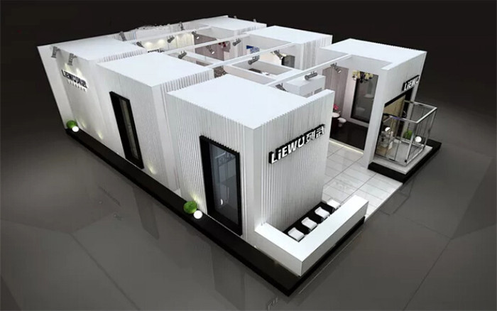 列武-廣州衛(wèi)浴展展臺設計