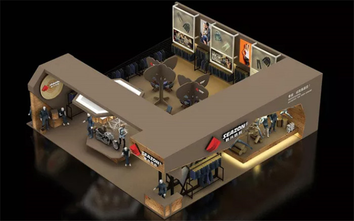 致興紡織-廣州服裝展展臺(tái)設(shè)計(jì)