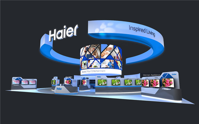 Haier-上海家電展展臺(tái)設(shè)計(jì)