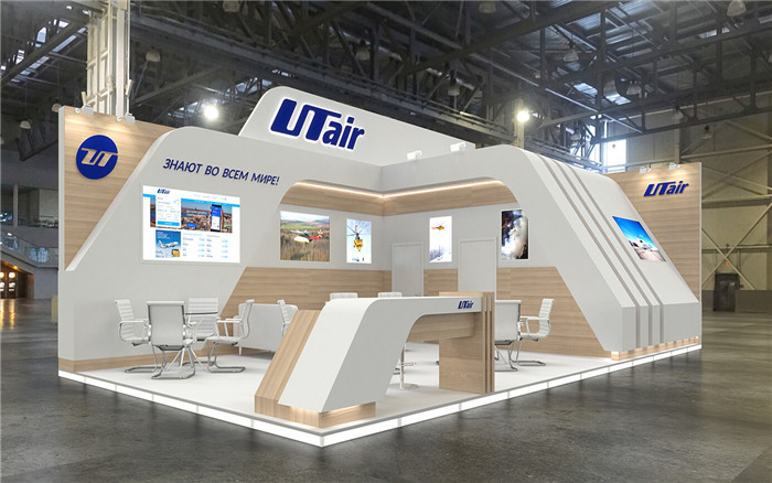 utair-北京航空展展臺(tái)設(shè)計(jì)