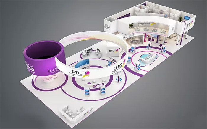 STC-珠海打印耗材展展臺(tái)設(shè)計(jì)