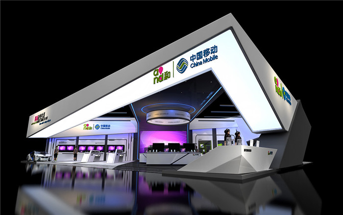 廣州汽車展展臺設(shè)計(jì)-中國移動