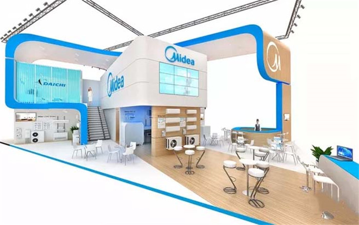 Midea-廣州家電展展臺(tái)設(shè)計(jì)