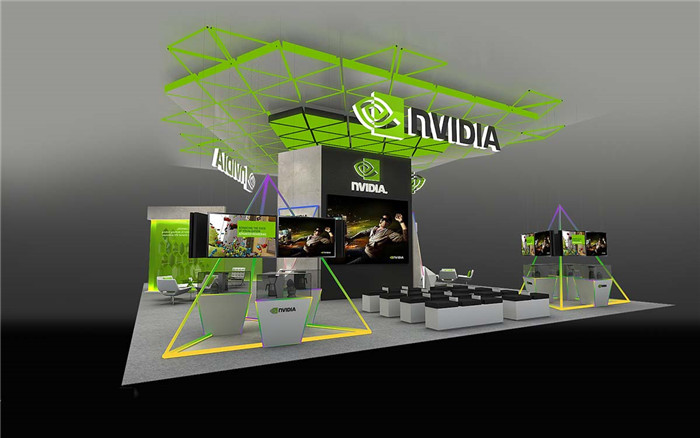NVIDIA-廣州建材展展臺設(shè)計