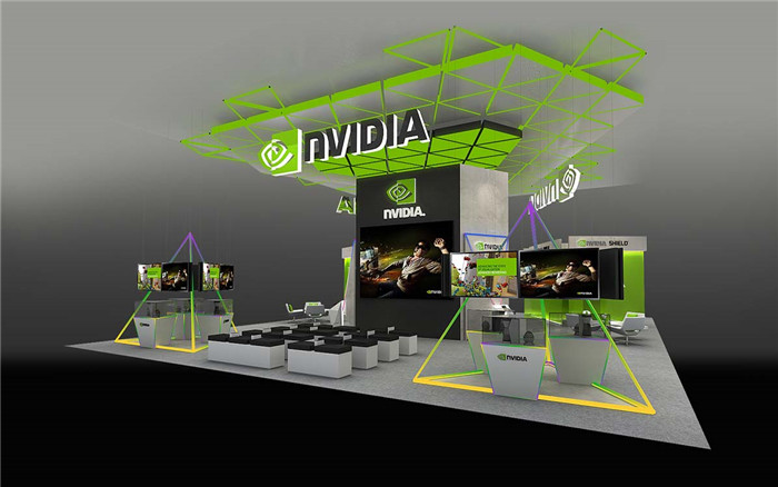 NVIDIA-廣州建材展展臺設(shè)計
