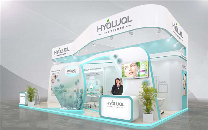 Hyalual-廣州美博會展臺設(shè)計
