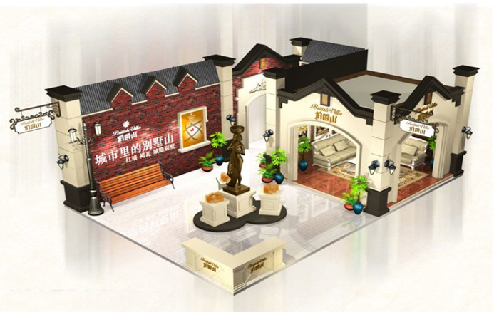 伯爵山-佛山樓盤外展展臺設(shè)計(jì)