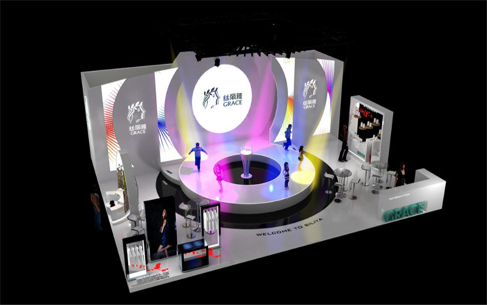 絲麗雅-廣州服裝展展臺(tái)設(shè)計(jì)