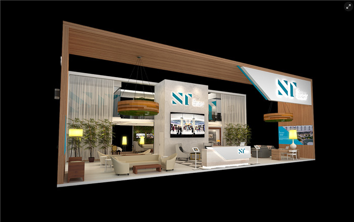 ST-廣州醫(yī)藥展展臺設(shè)計