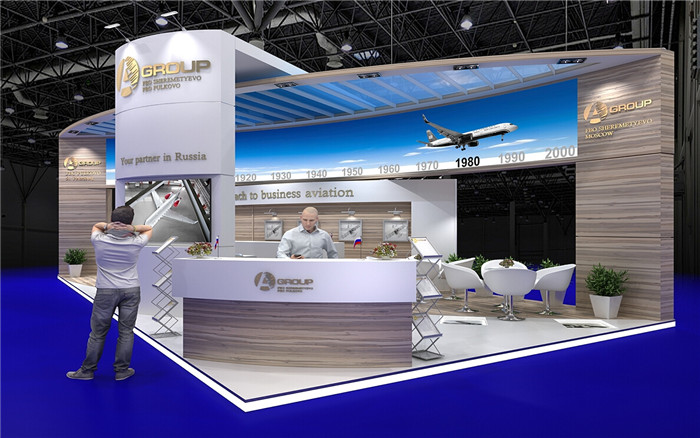 GROUP-珠海航空展展臺(tái)設(shè)計(jì)