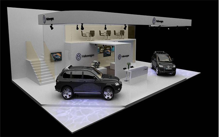 廣州汽車展會展設(shè)計(jì)-大眾汽車