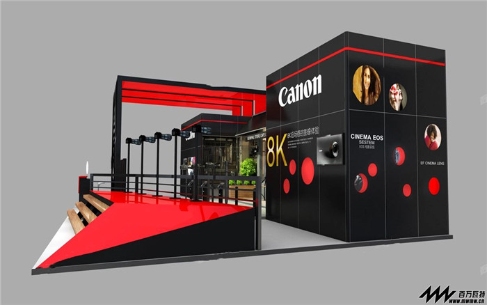 canon-廣州燈光音響展展臺設計