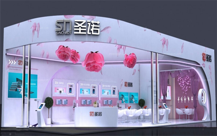 圣諾醫(yī)療-廣州醫(yī)藥展展臺設計