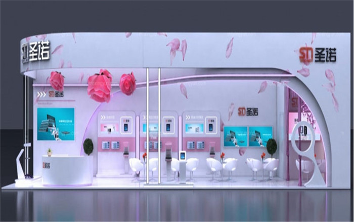 圣諾醫(yī)療-廣州醫(yī)藥展展臺設計