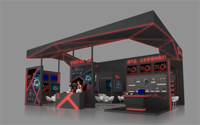 安微-廣州燈光音響展展臺設計