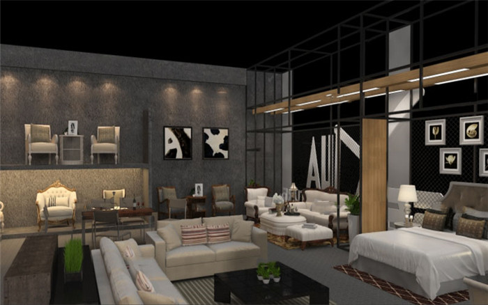 景斯華家具-廣州家具展展臺設(shè)計