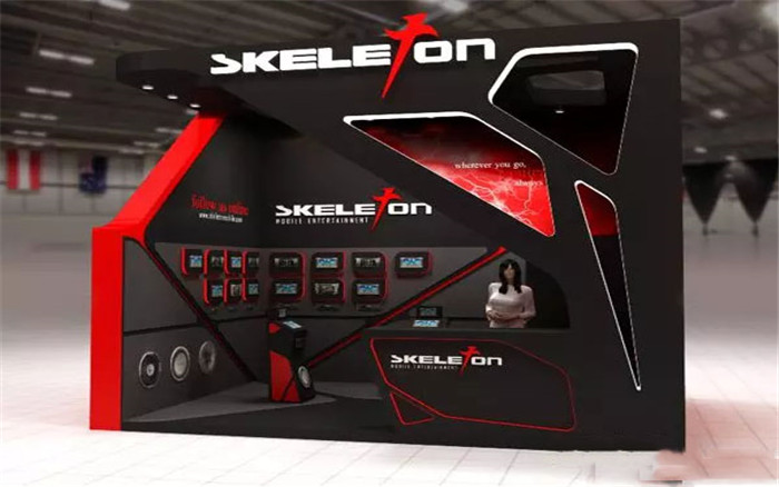 skelefon-廣州燈光音響展展位設計
