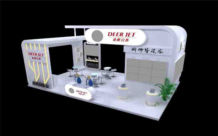 金鹿公務(wù)-深圳電子展展臺設(shè)計