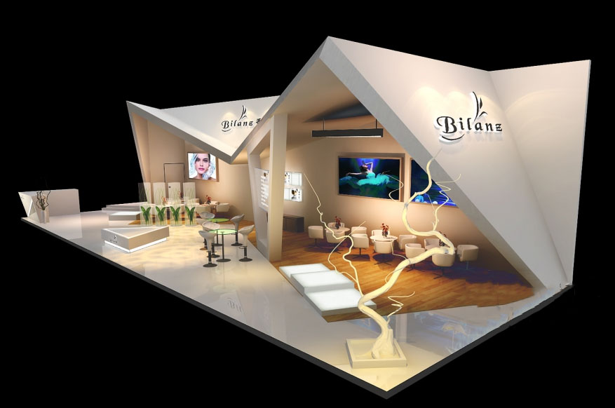 香港比蘭茜-廣州美博會(huì)展位設(shè)計(jì)搭建