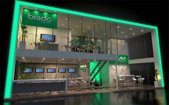 brado-廣州醫(yī)藥展展臺設(shè)計