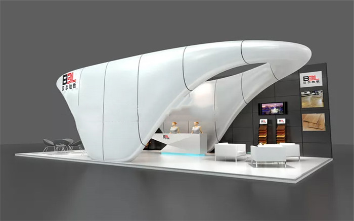 貝爾地板-廣州建材展展臺設(shè)計