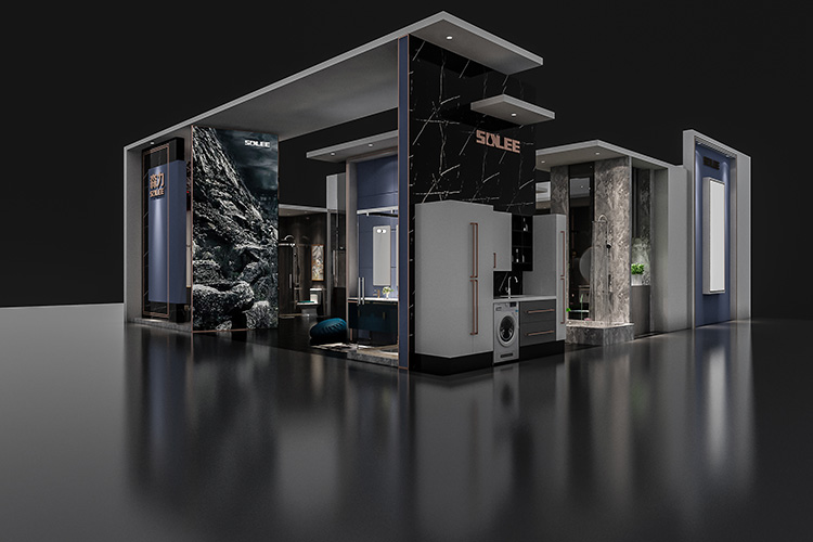 森力-廣州衛(wèi)浴展展臺設計