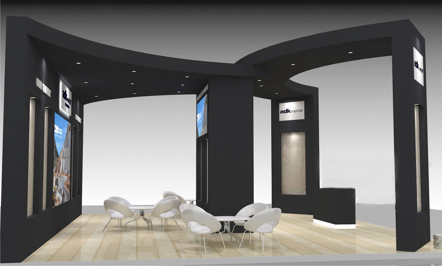 土耳其石材展臺設計