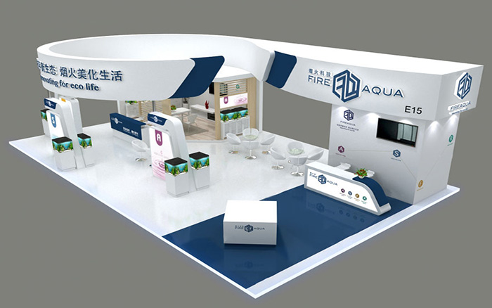 西安水族展會(huì)展位設(shè)計(jì)