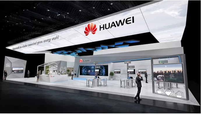 上海進口博覽會展位裝修-HUAWEI
