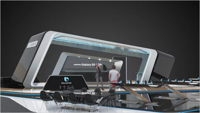 上海進(jìn)口博覽會展會裝修圖片