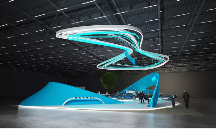 上海進口博覽會展館裝修圖片