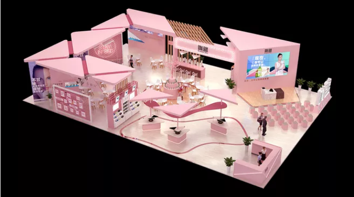 美博會展會設(shè)計-本妍詩-廣州展會設(shè)計