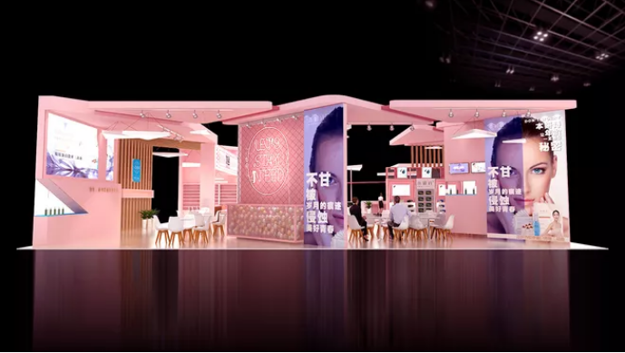美博會展會設(shè)計-本妍詩-廣州展會設(shè)計