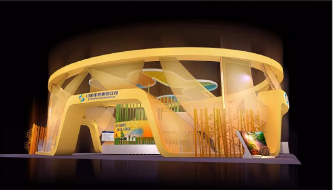 上海會展裝修設計-中國中紡-紡織展覽設計制作