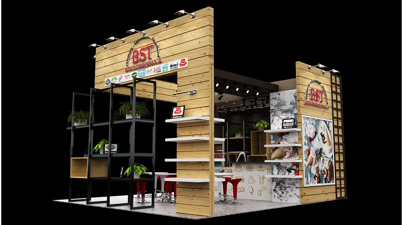 上海展會(huì)布置-BST-食品展展會(huì)布置