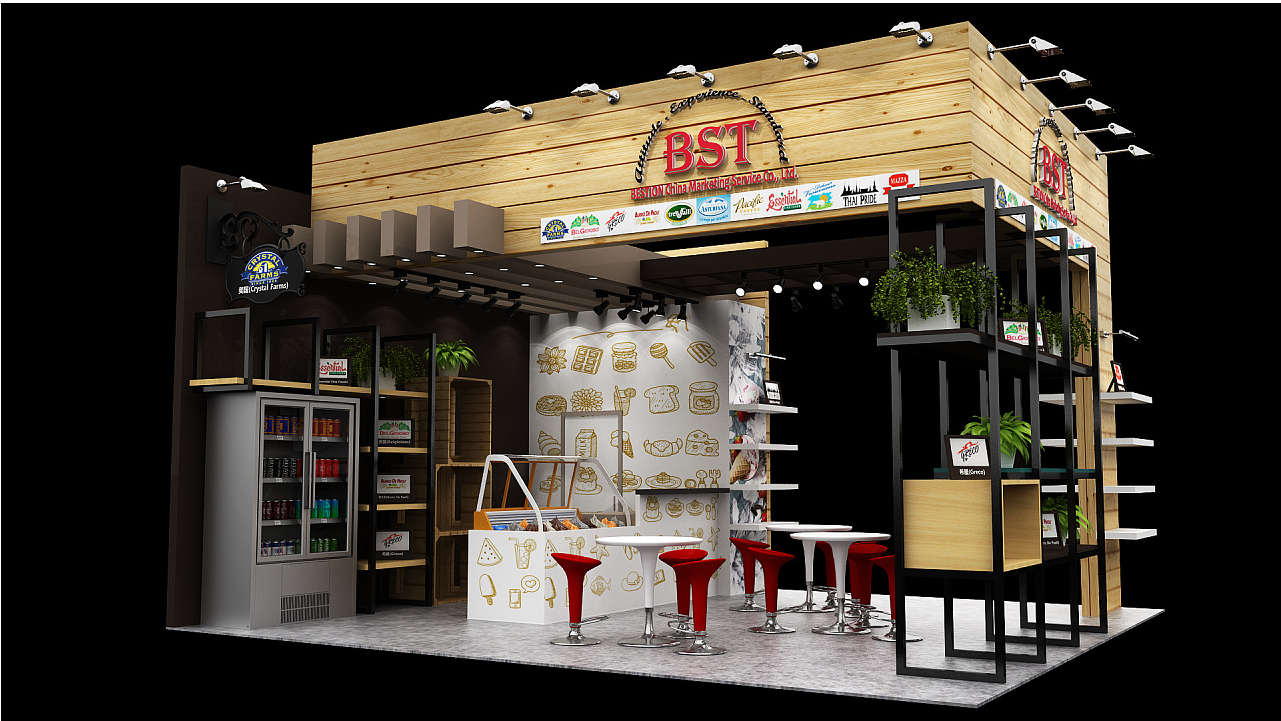 上海食品展展會布置