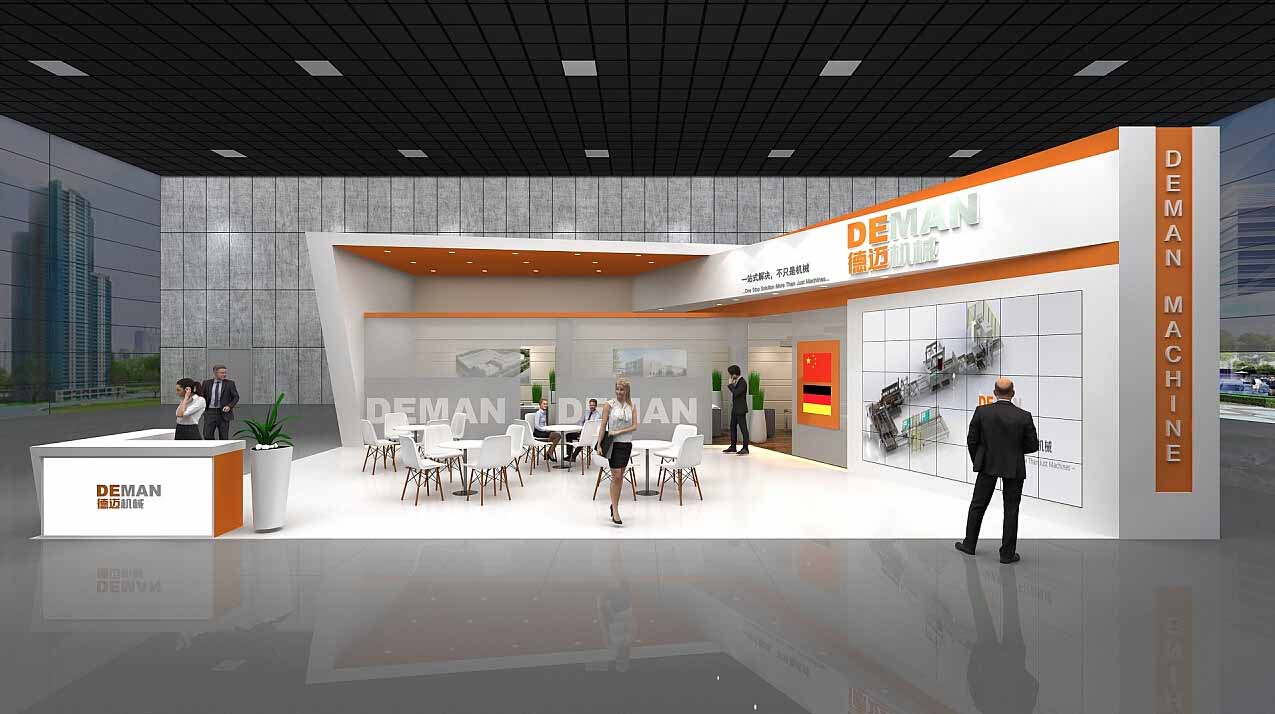 上海機械展會布置-德邁機械-機械展會搭建