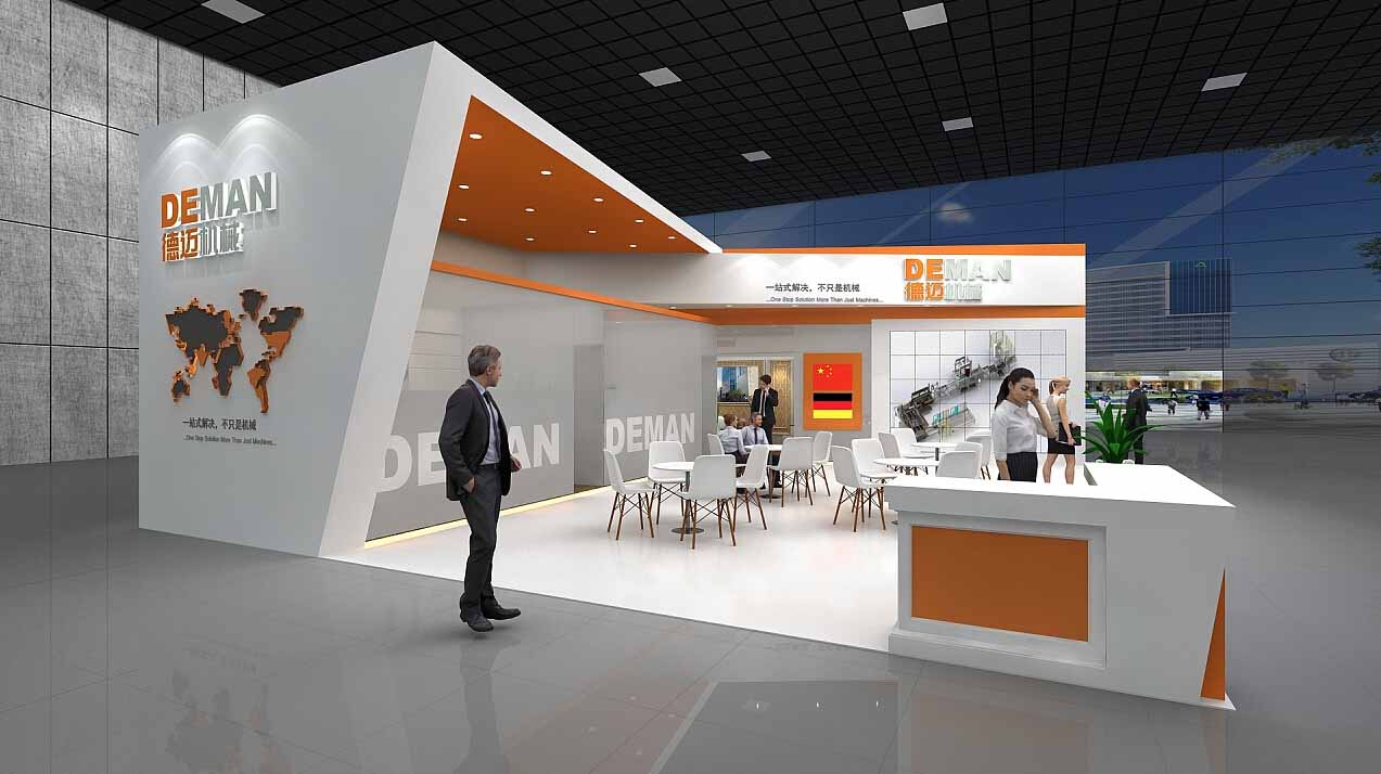 上海機械展會布置-德邁機械-機械展會搭建