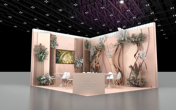 婚博會展位設(shè)計-喜來登酒店