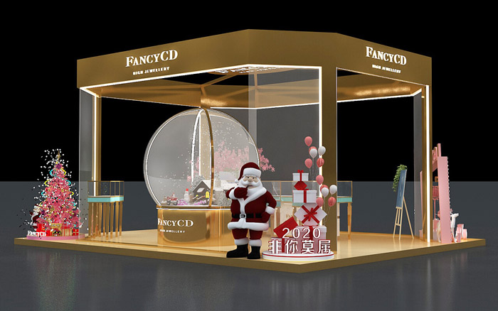 深圳珠寶展位裝修圖片