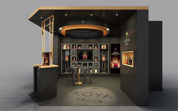 糖酒會展臺布置