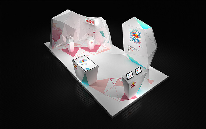 商場展臺設(shè)計-紅牛