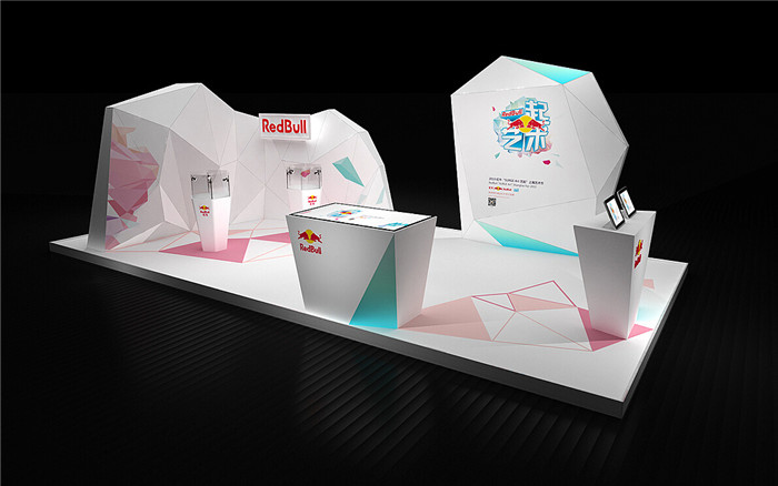 商場展臺設(shè)計-紅牛