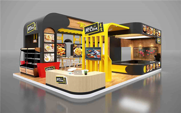 食品展位搭建-麥肯