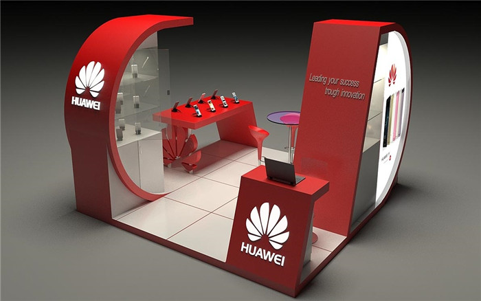 商場展位裝修-華為