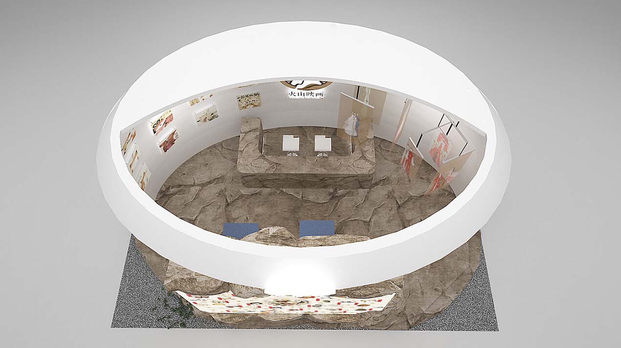 廣州動漫展臺設(shè)計圖片