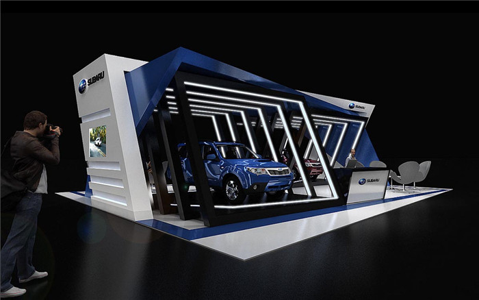 北京汽車展臺展會(huì)裝修