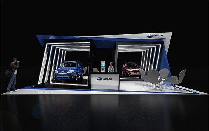 北京汽車展臺展會(huì)裝修
